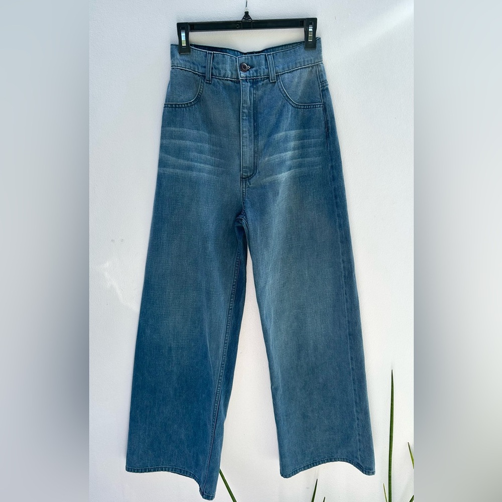 Doen Blue Wide Leg Jeans